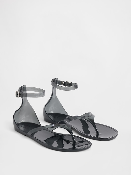 Image number 1 showing, Jelly Thong Sandals