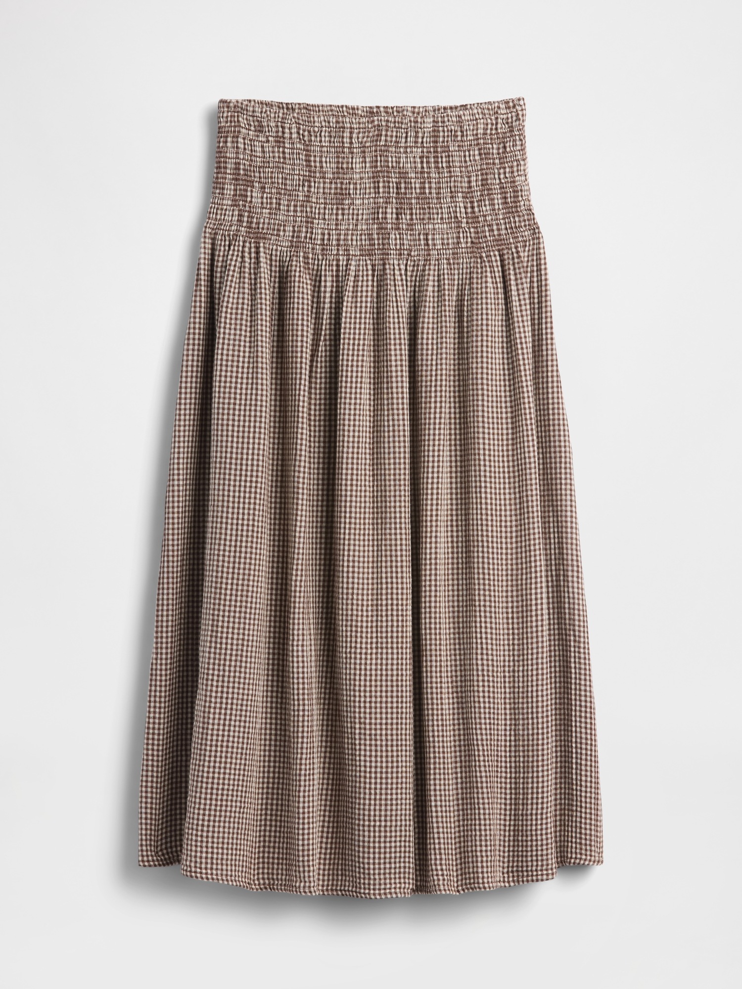 Gap Cotton Gauze Smocked-Waist Maxi Skirt — фото 5