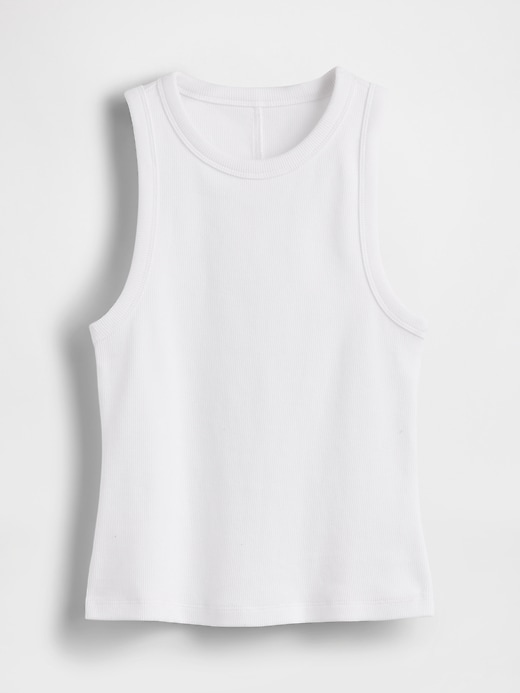 Image number 5 showing, Heavyweight Rib Halter Tank Top