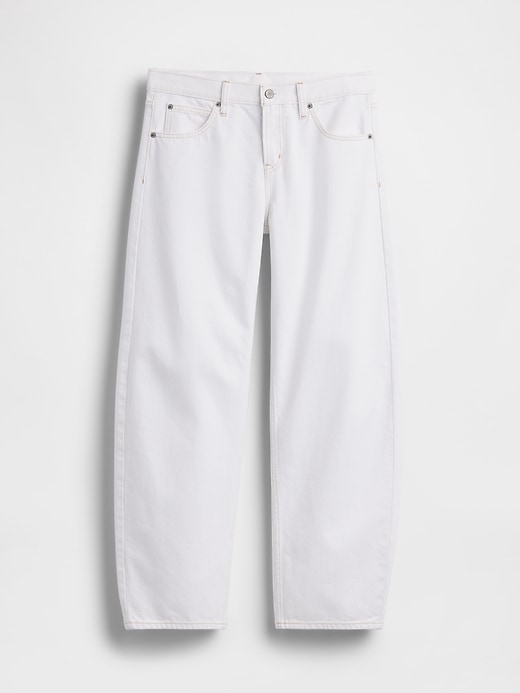 Image number 6 showing, Low Rise Barrel Jeans