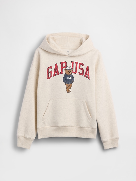 Image number 1 showing, Kids VintageSoft Relaxed Brannan Bear Logo Hoodie