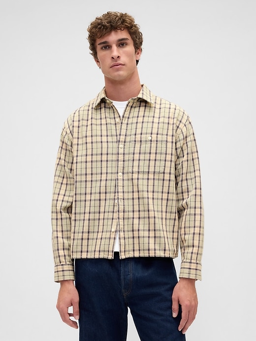 Image number 1 showing, Twill Straight-Hem Shirt