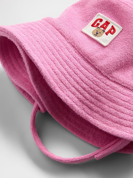 Image number 2 showing, Baby & Toddler Towel Terry Brannan Bear Logo Bucket Hat
