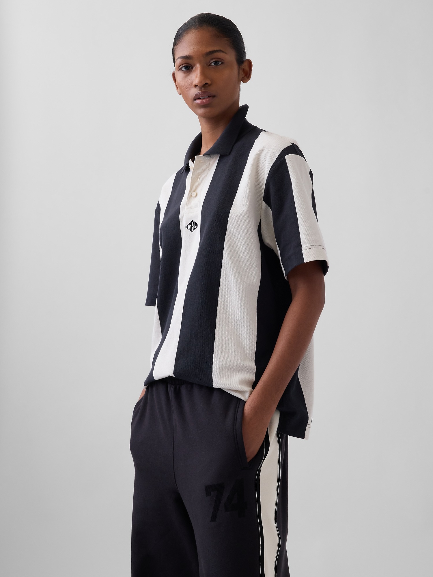 Мужские топы Gap OuiGap Relaxed Pique Polo — фото 6