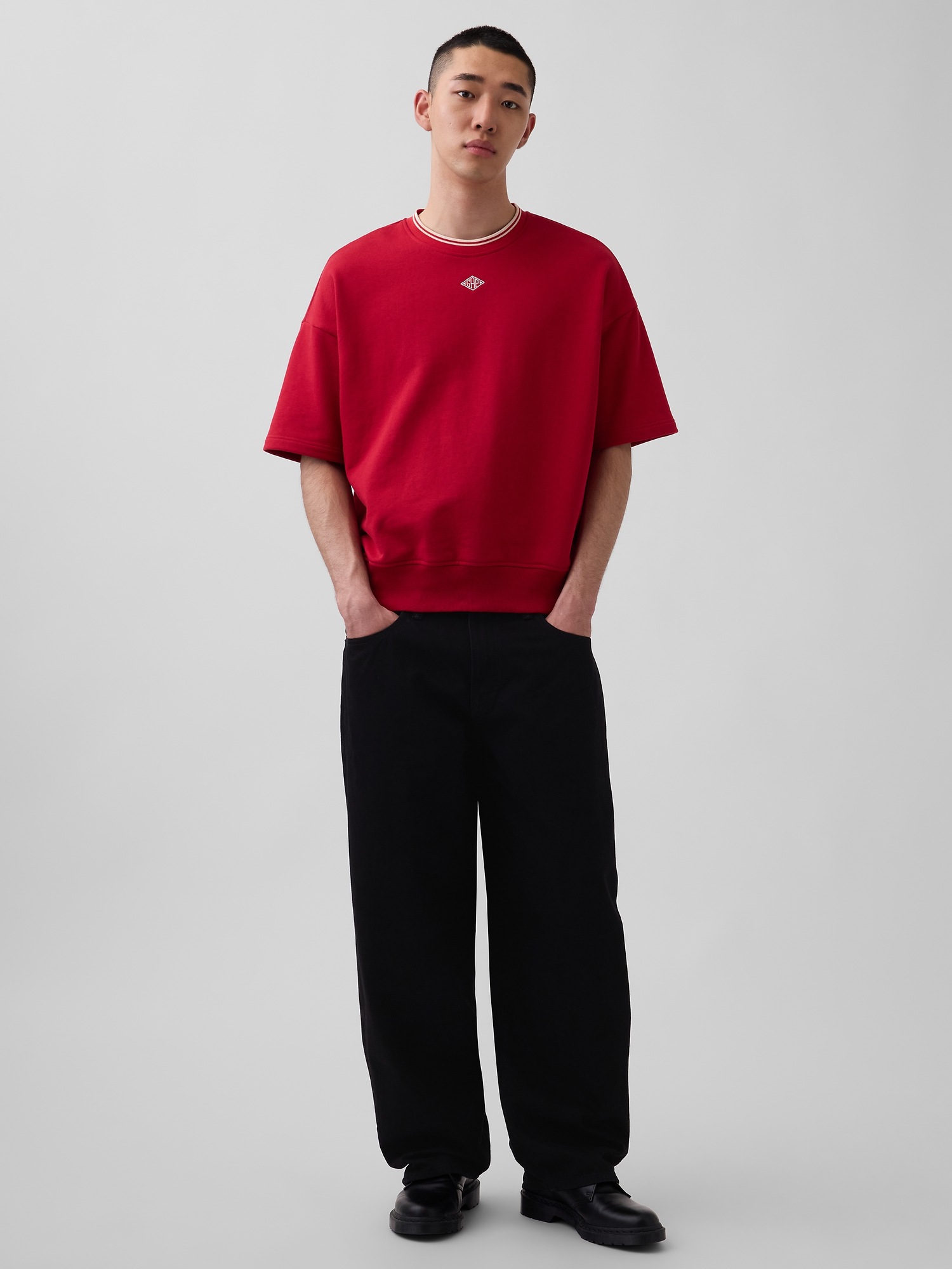 Мужские худи Gap OuiGap Heavyweight French Terry Sweatshirt — фото 3