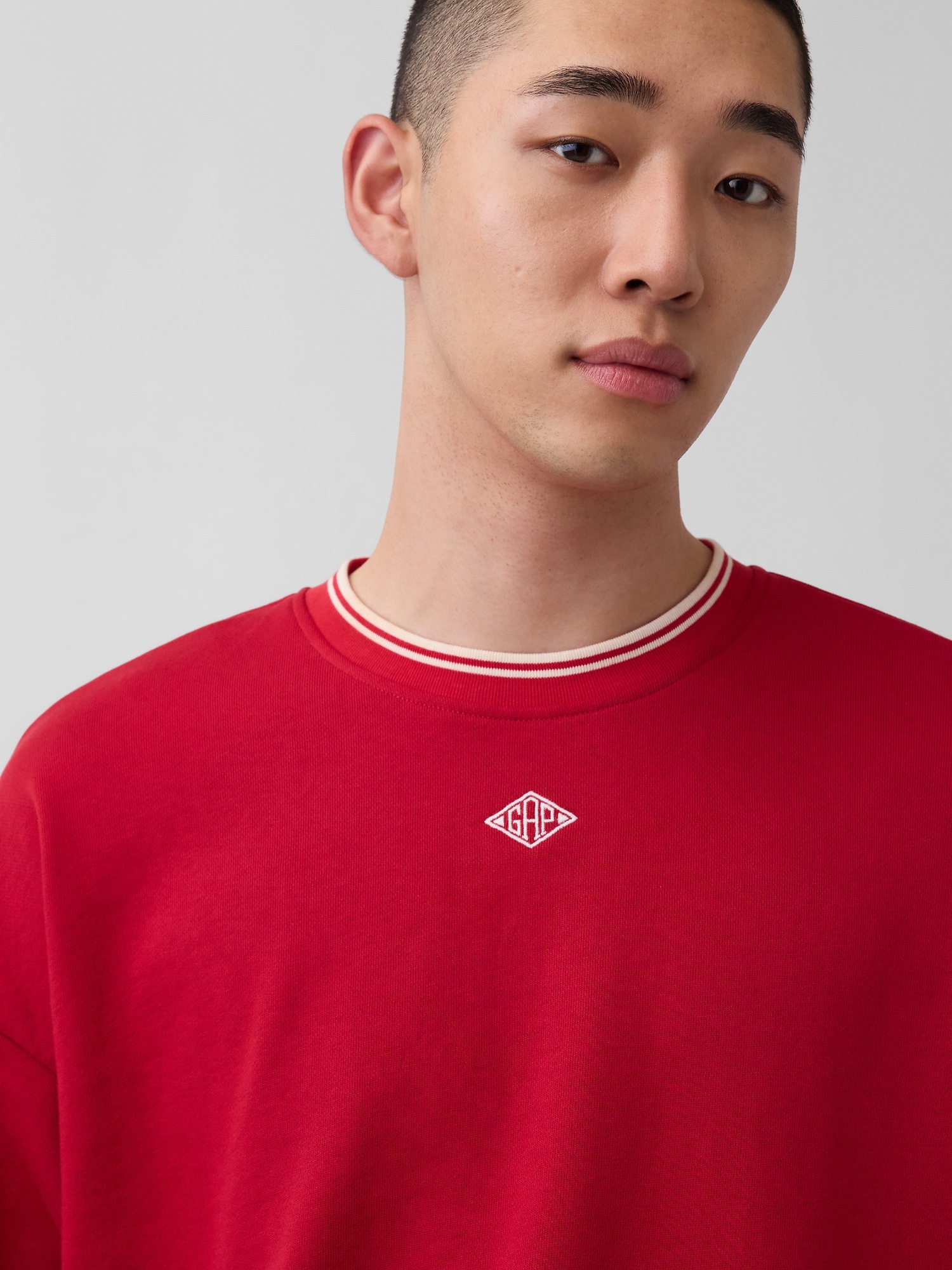Мужские худи Gap OuiGap Heavyweight French Terry Sweatshirt — фото 4