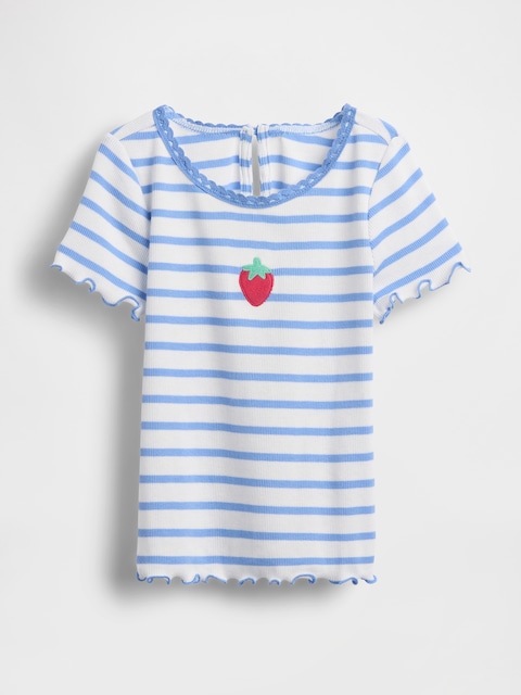 Baby & Toddler Embroidered Rib T-Shirt