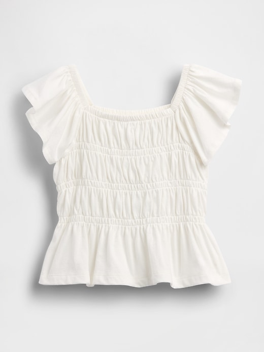 Baby & Toddler Smocked Flutter-Sleeve Top | Gap