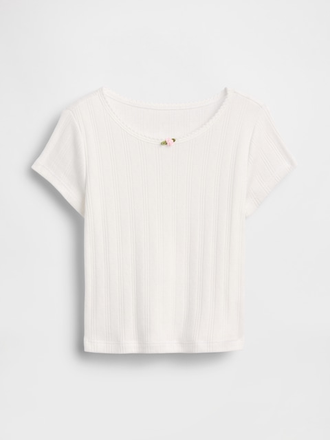 Baby & Toddler Pointelle Rib T-Shirt