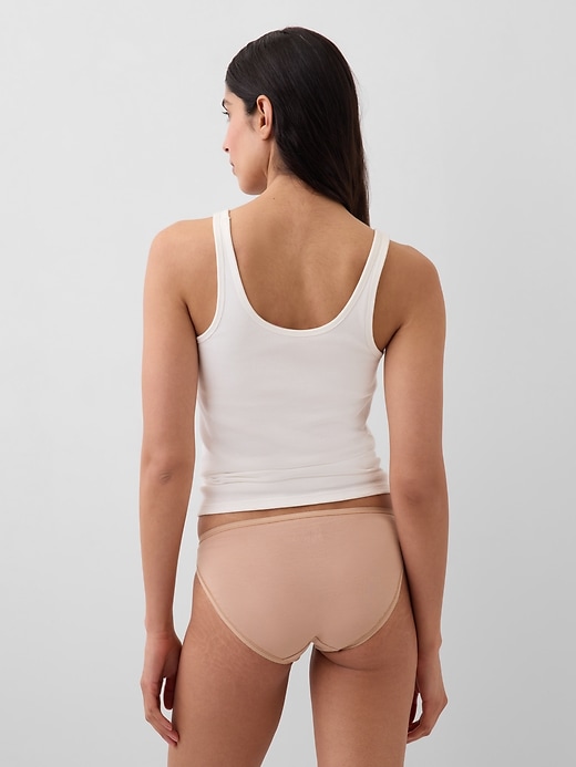 Image number 3 showing, Organic Stretch Cotton Bikini Brief (3-Pack)