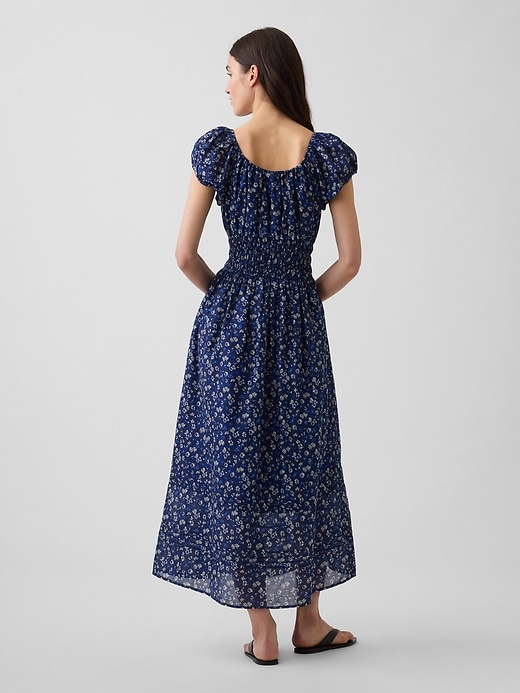 Image number 2 showing, Voile Smocked Waist Maxi Dress