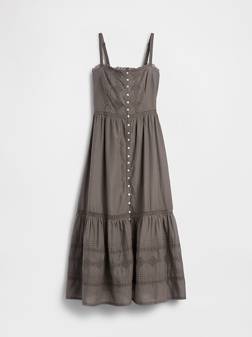Image number 5 showing, Eyelet Tiered Maxi Dress