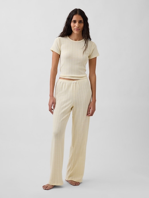 Image number 2 showing, Pointelle PJ T-Shirt