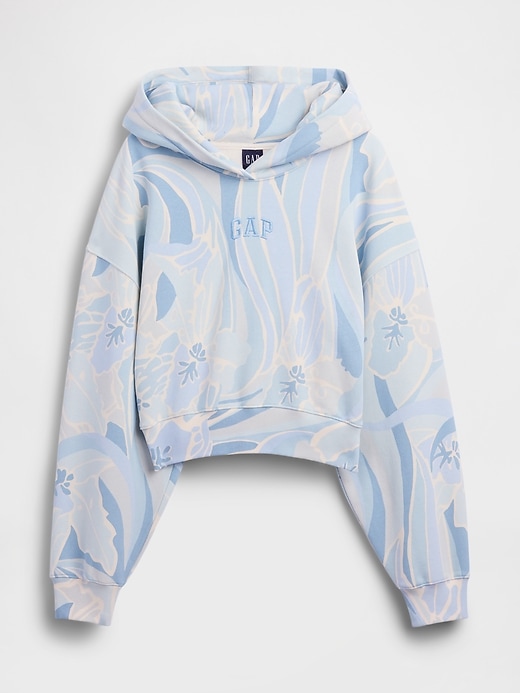 Image number 5 showing, VintageSoft Crop Logo Hoodie