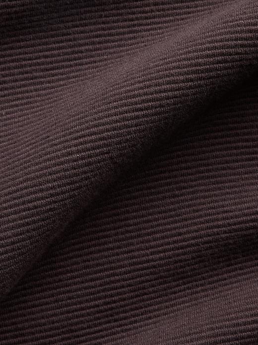 Image number 4 showing, Textured Cotton Oversized Half-Zip Pullover