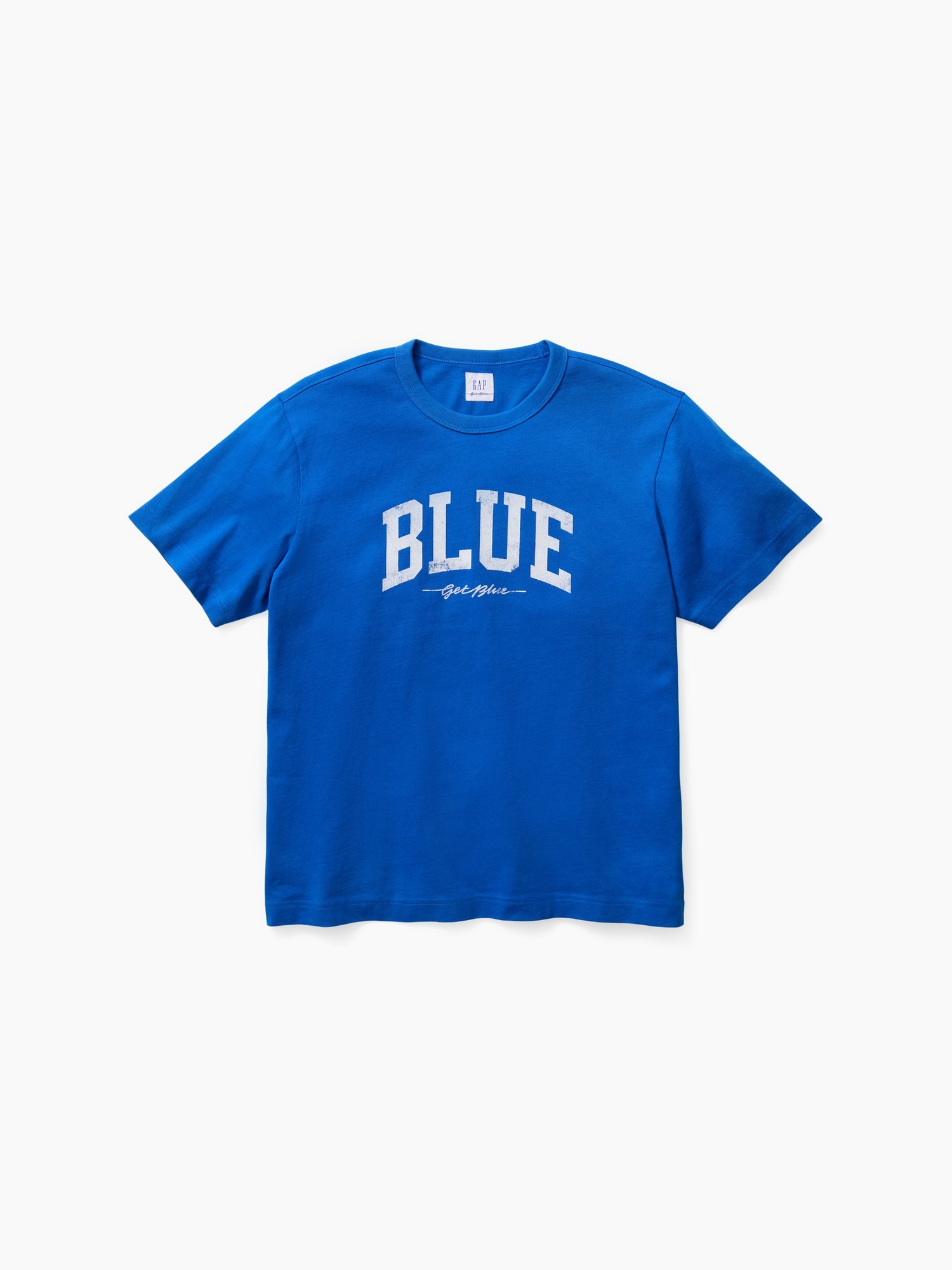 Мужские футболки Gap Get Blue Relaxed Logo T-Shirt — фото 7