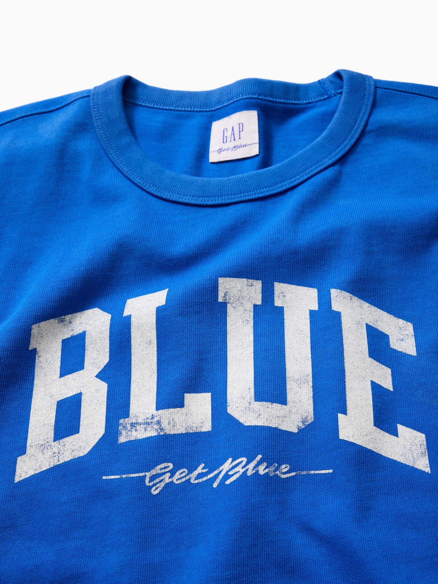 Мужские футболки Gap Get Blue Relaxed Logo T-Shirt — фото 5