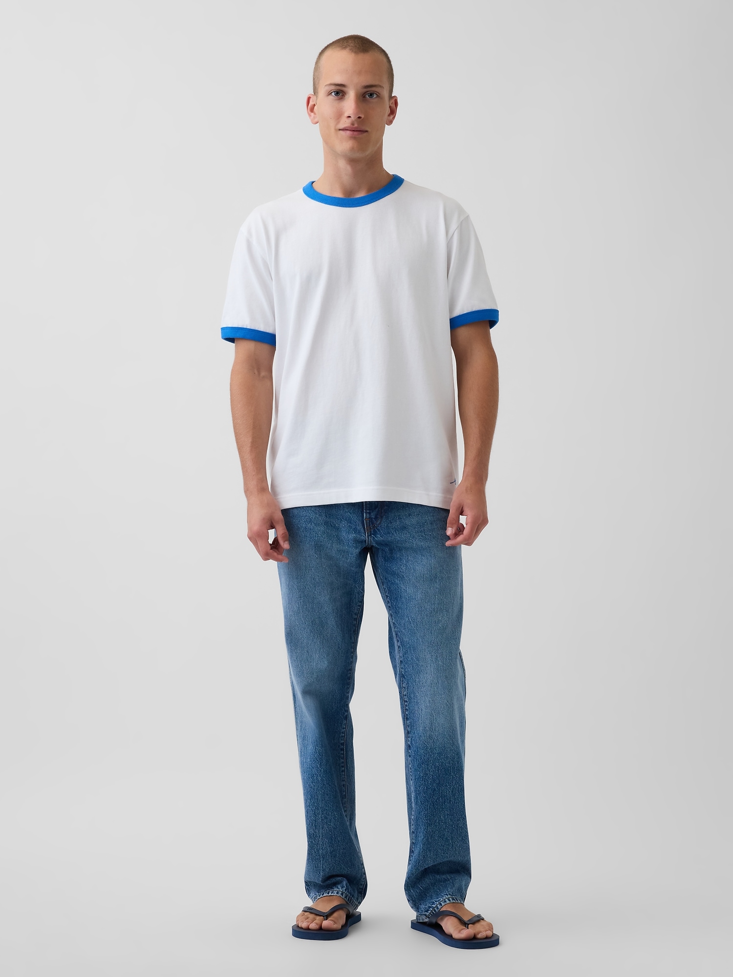 Мужские джинсы Gap Get Blue Relaxed Straight Trouser Jeans