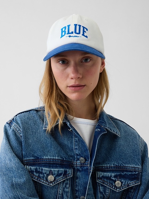 Мужская бейсболка Gap Get Blue Logo — фото 2