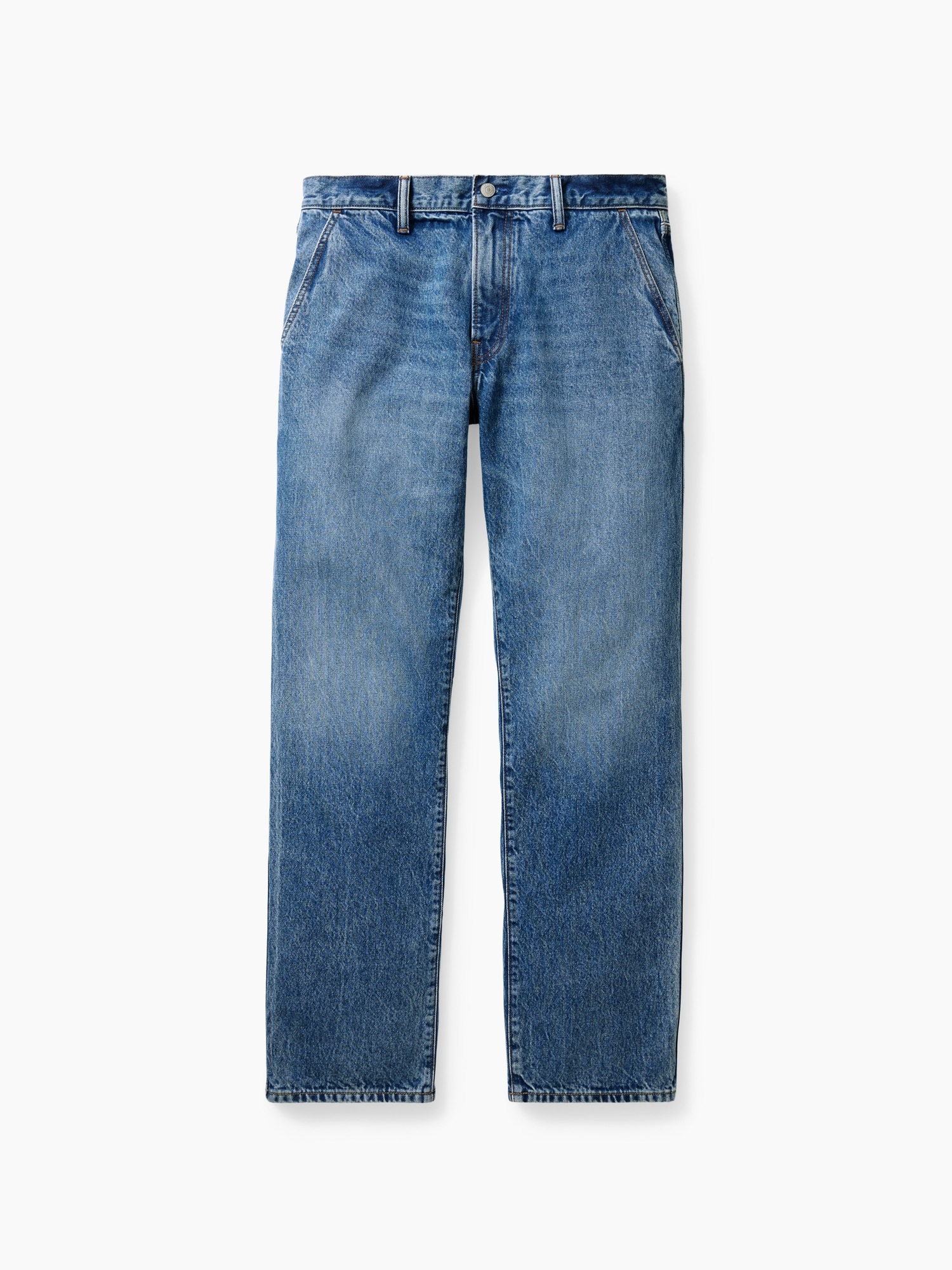 Мужские джинсы Gap Get Blue Relaxed Straight Trouser Jeans — фото 7