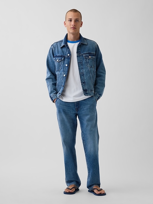 Image number 2 showing, Get Blue Relaxed Icon Denim Jacket