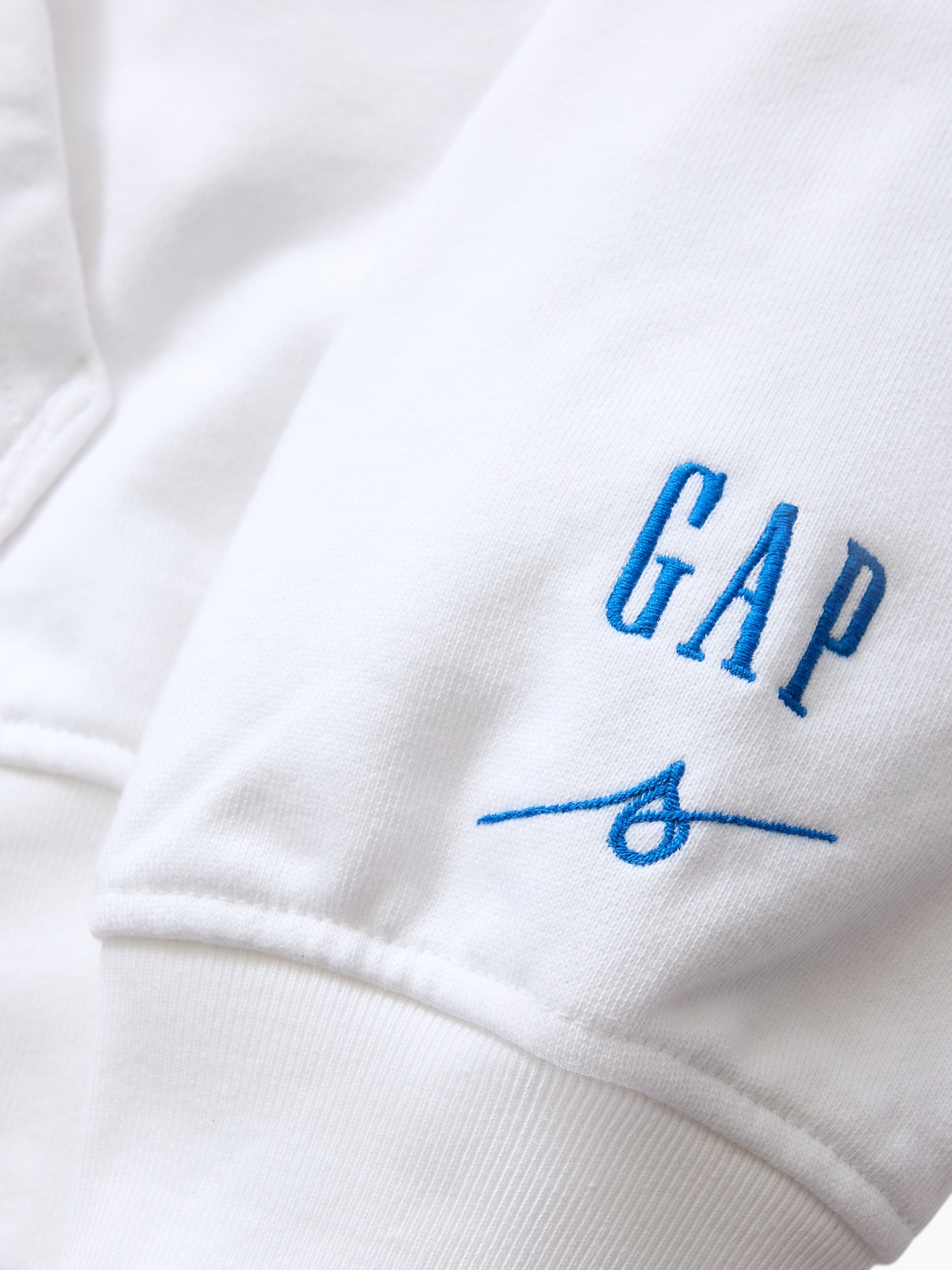 Мужские худи Gap Get Blue Heavyweight French Terry Logo — фото 6