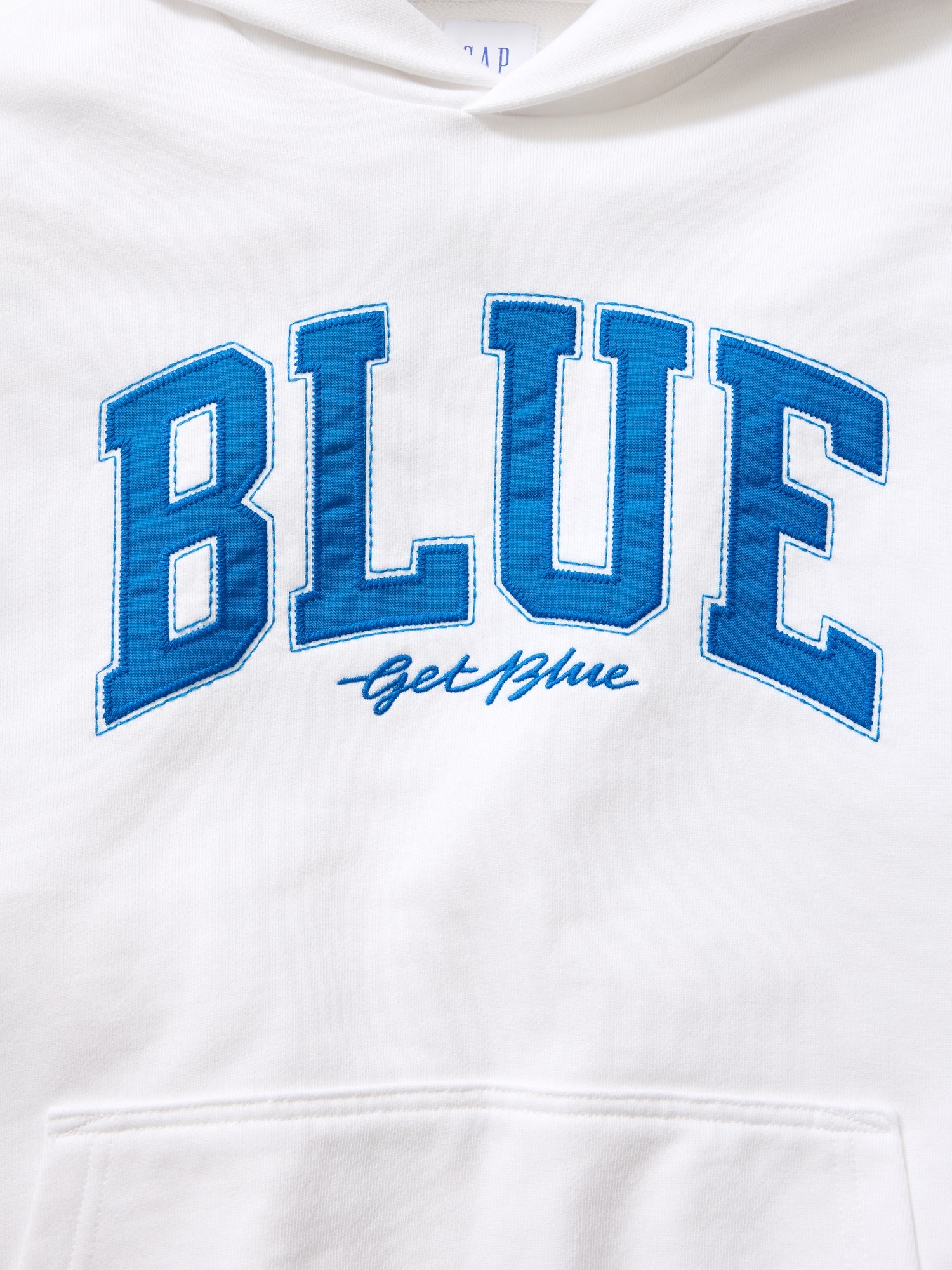 Мужские худи Gap Get Blue Heavyweight French Terry Logo — фото 5