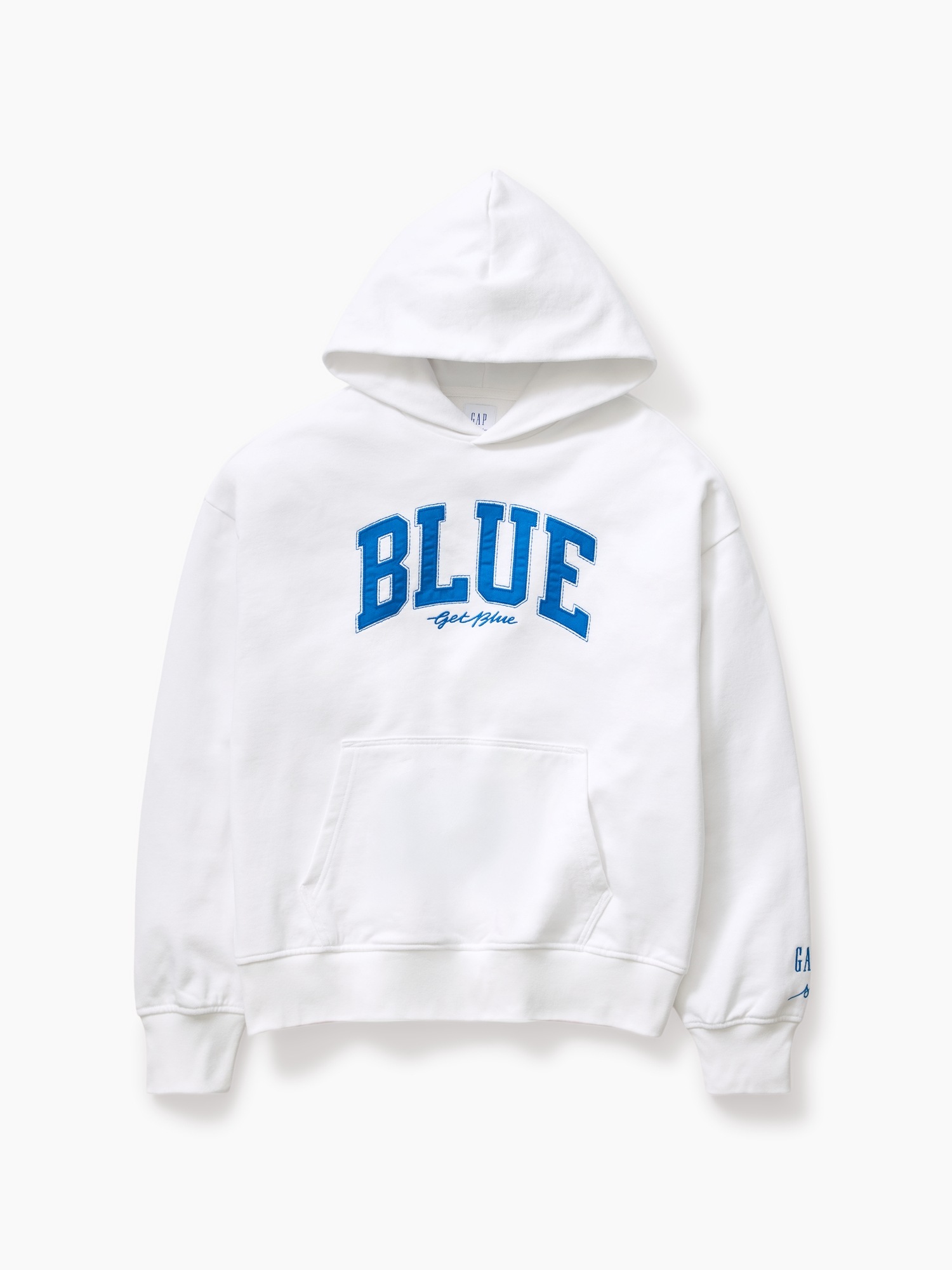 Мужские худи Gap Get Blue Heavyweight French Terry Logo — фото 7