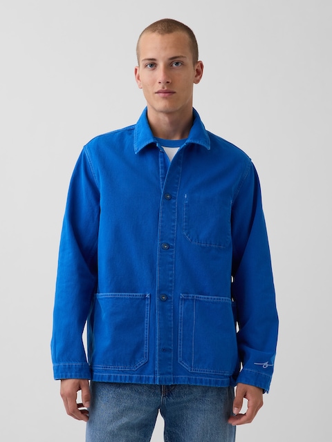 Get Blue Relaxed Chore Jacket