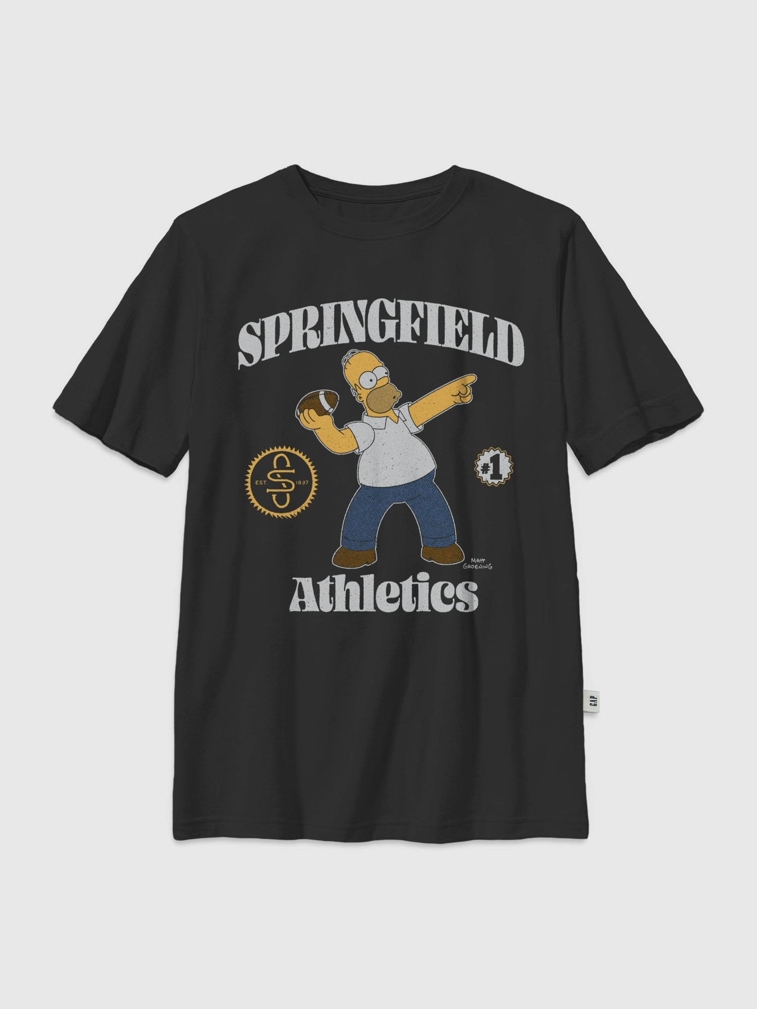 Детская футболка Gap The Simpsons Throw A Homer с принтом