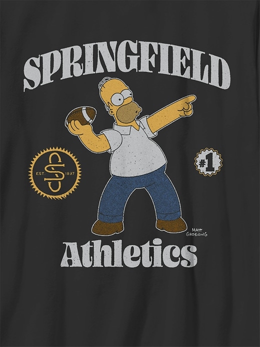 Image number 3 showing, Kids The Simpsons Throw A Homer Graphic T-Shirt