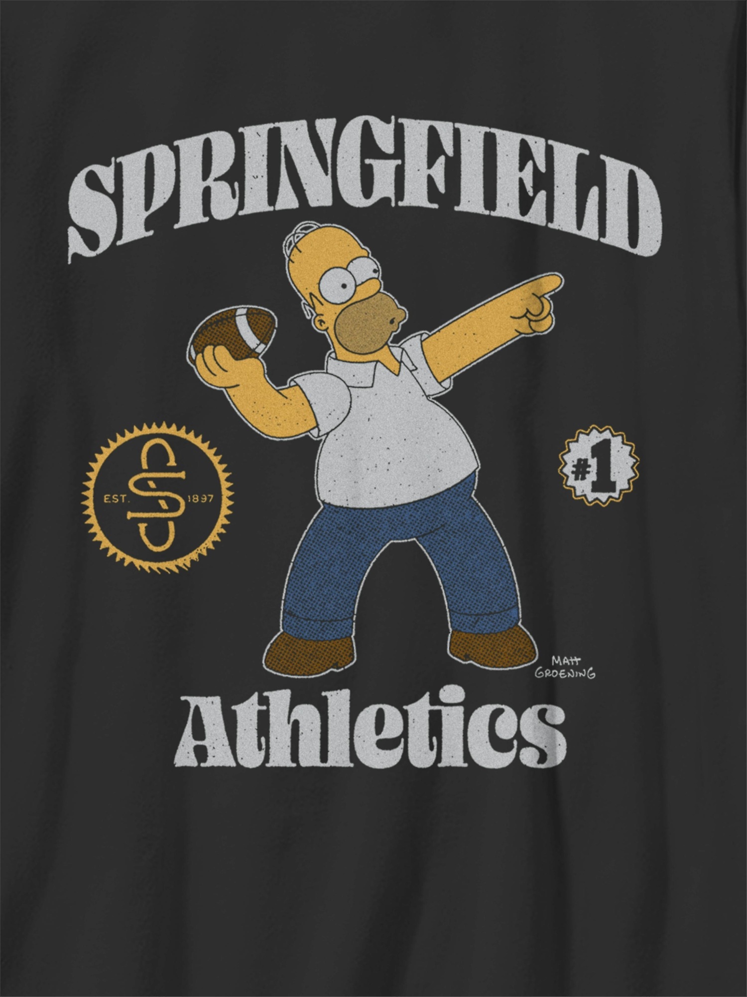 Детская футболка Gap The Simpsons Throw A Homer с принтом — фото 3