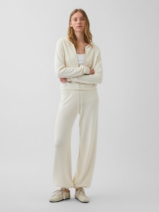 Image number 1 showing, 100% Cotton Relaxed Sweater Joggers
