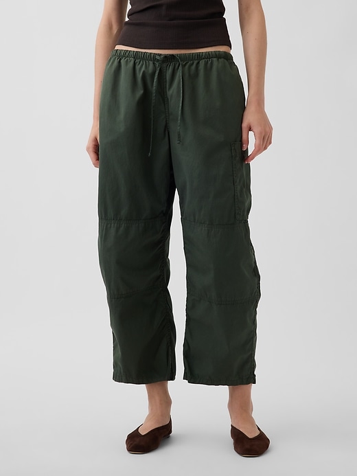 Image number 2 showing, Mid Rise Twill Easy Barrel Utility Pants