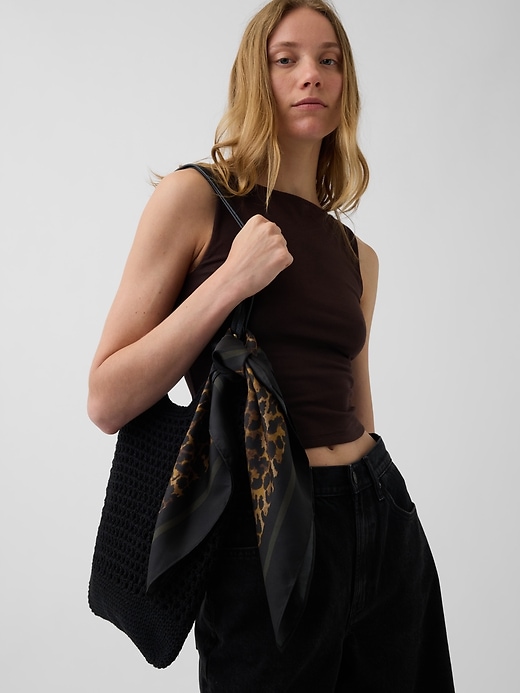 Image number 2 showing, 100% Silk Bandana