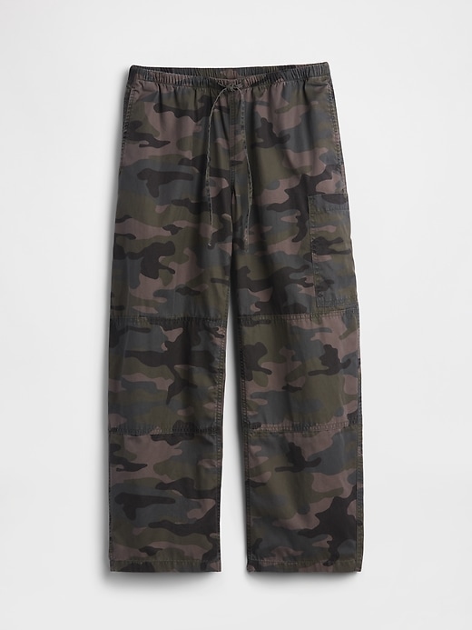 Image number 6 showing, Mid Rise Twill Easy Barrel Utility Pants