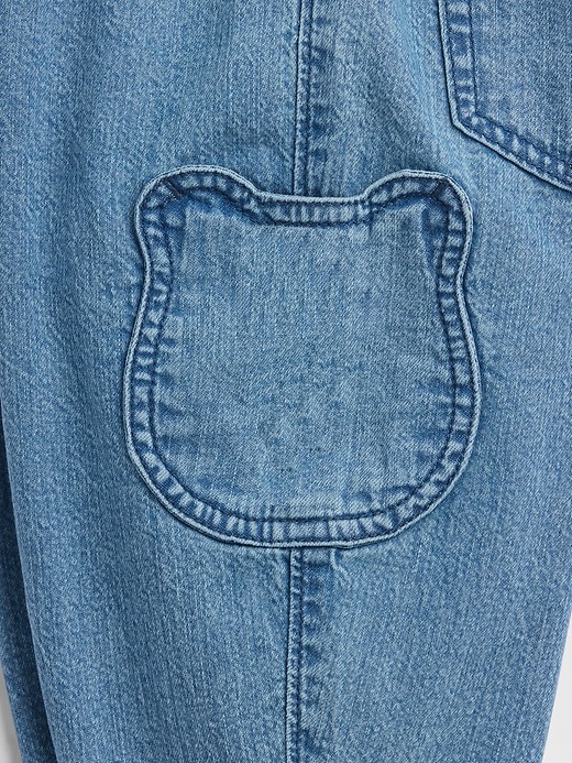 Image number 5 showing, Baby & Toddler Brannan Bear Pocket Pull-On Barrel Jeans