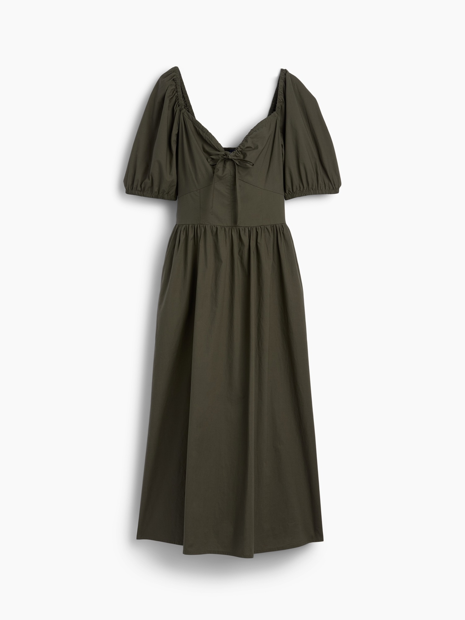 Женские платья Gap Puff-Sleeve Corset Maxi Dress — фото 4