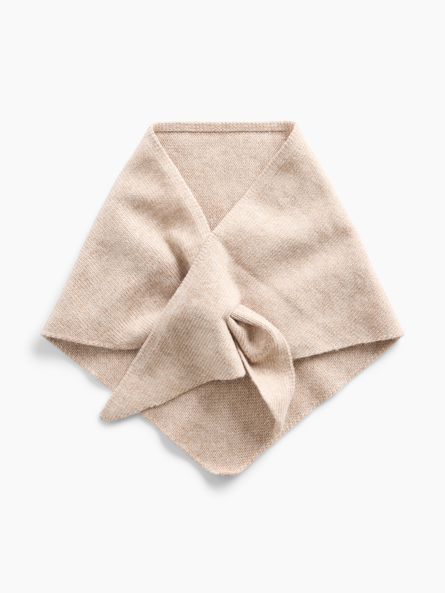 Gap Knit Triangle Scarf In Cobblestone