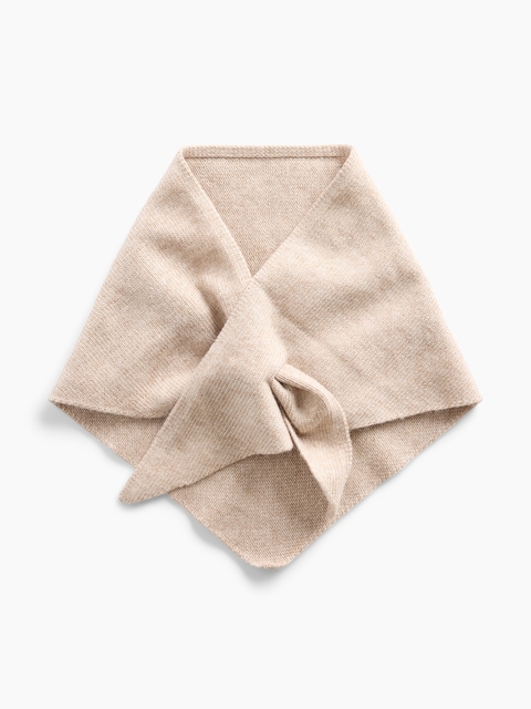Knit Triangle Scarf