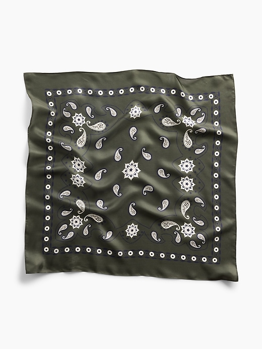 Image number 1 showing, 100% Silk Bandana