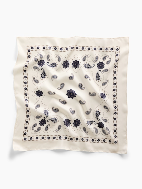 100% Silk Bandana