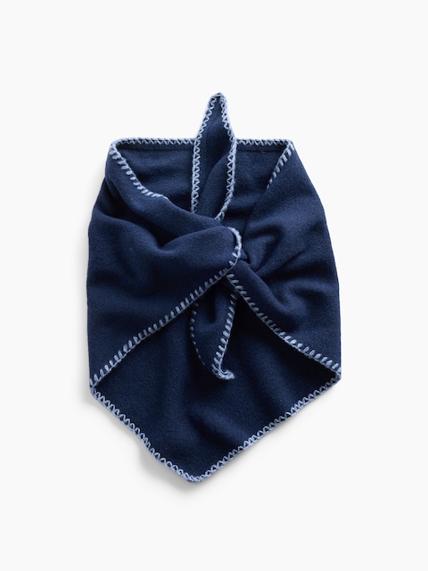 CashSoft Whipstitch Bandana Scarf