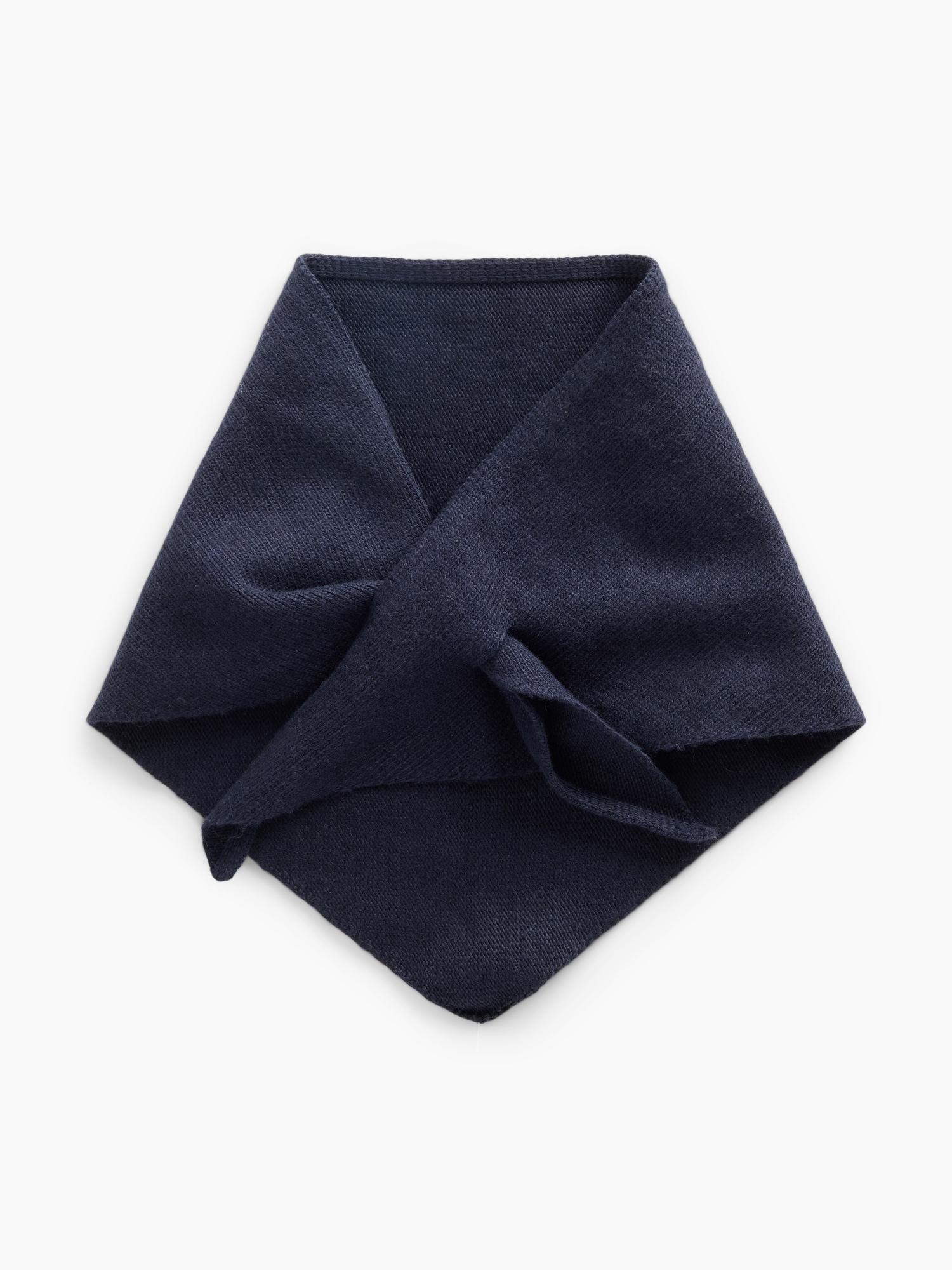 Gap Knit Triangle Scarf In Navy Uniform