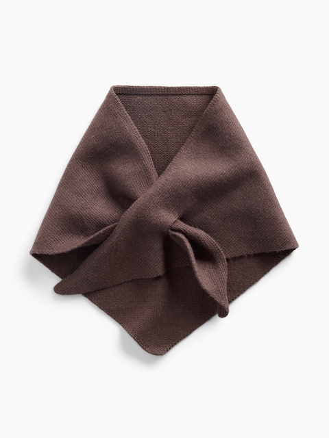Knit Triangle Scarf