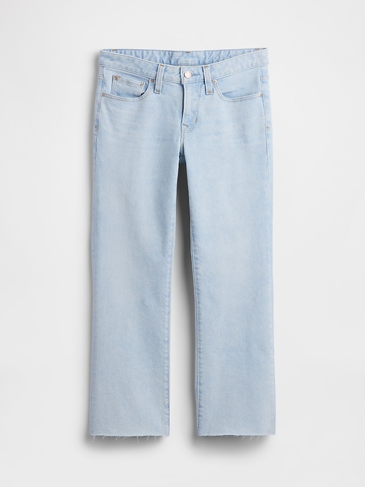 Image number 5 showing, Low Rise Long & Lean Crop Jeans