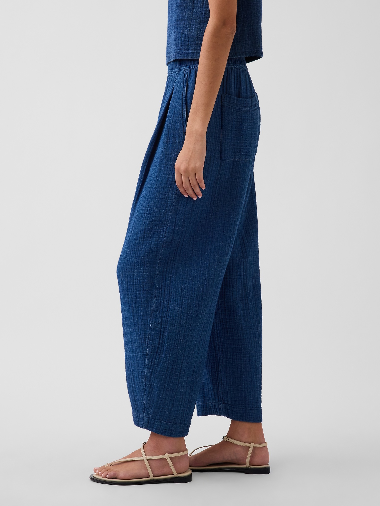 Женские джинсы Gap Cotton Gauze Denim Easy Pants — фото 3