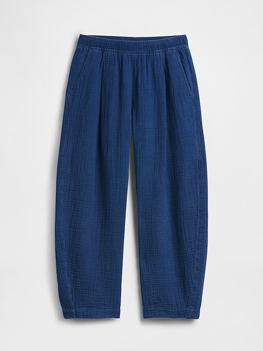 Image number 5 showing, Cotton Gauze Denim Easy Pants