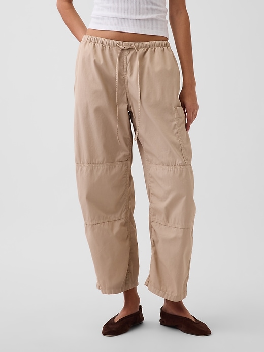 Image number 2 showing, Mid Rise Twill Easy Barrel Utility Pants