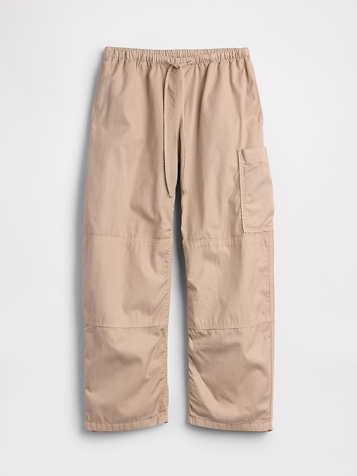Image number 6 showing, Mid Rise Twill Easy Barrel Utility Pants